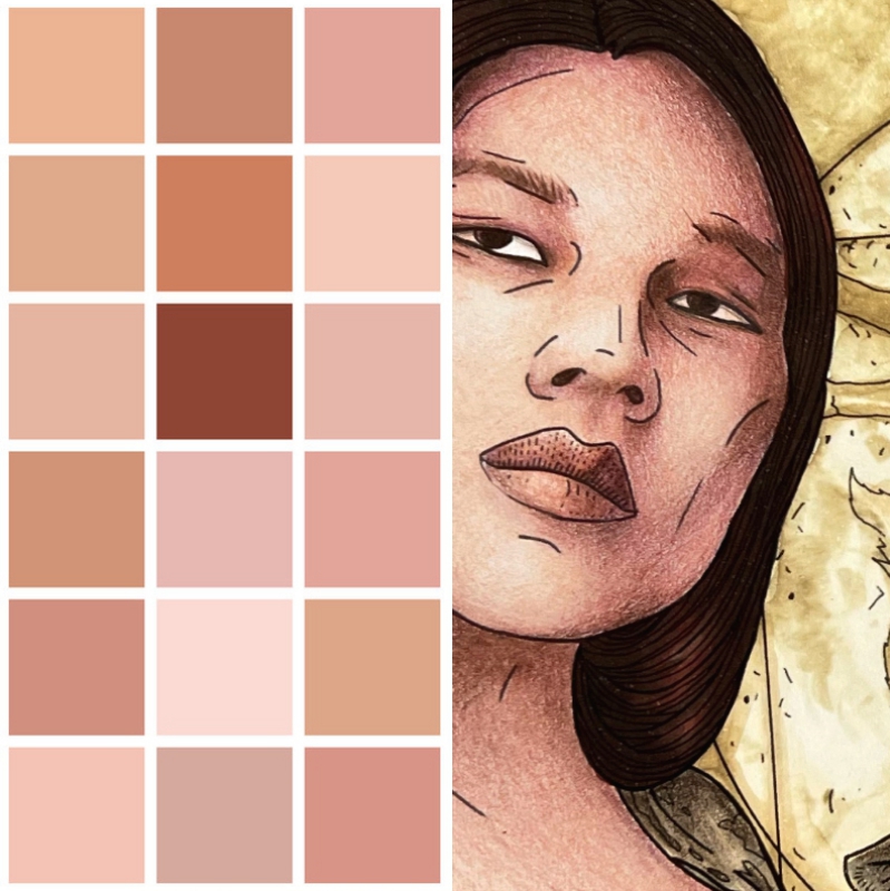 DRAWING SKIN TONES WITH COLORED PENCILS 